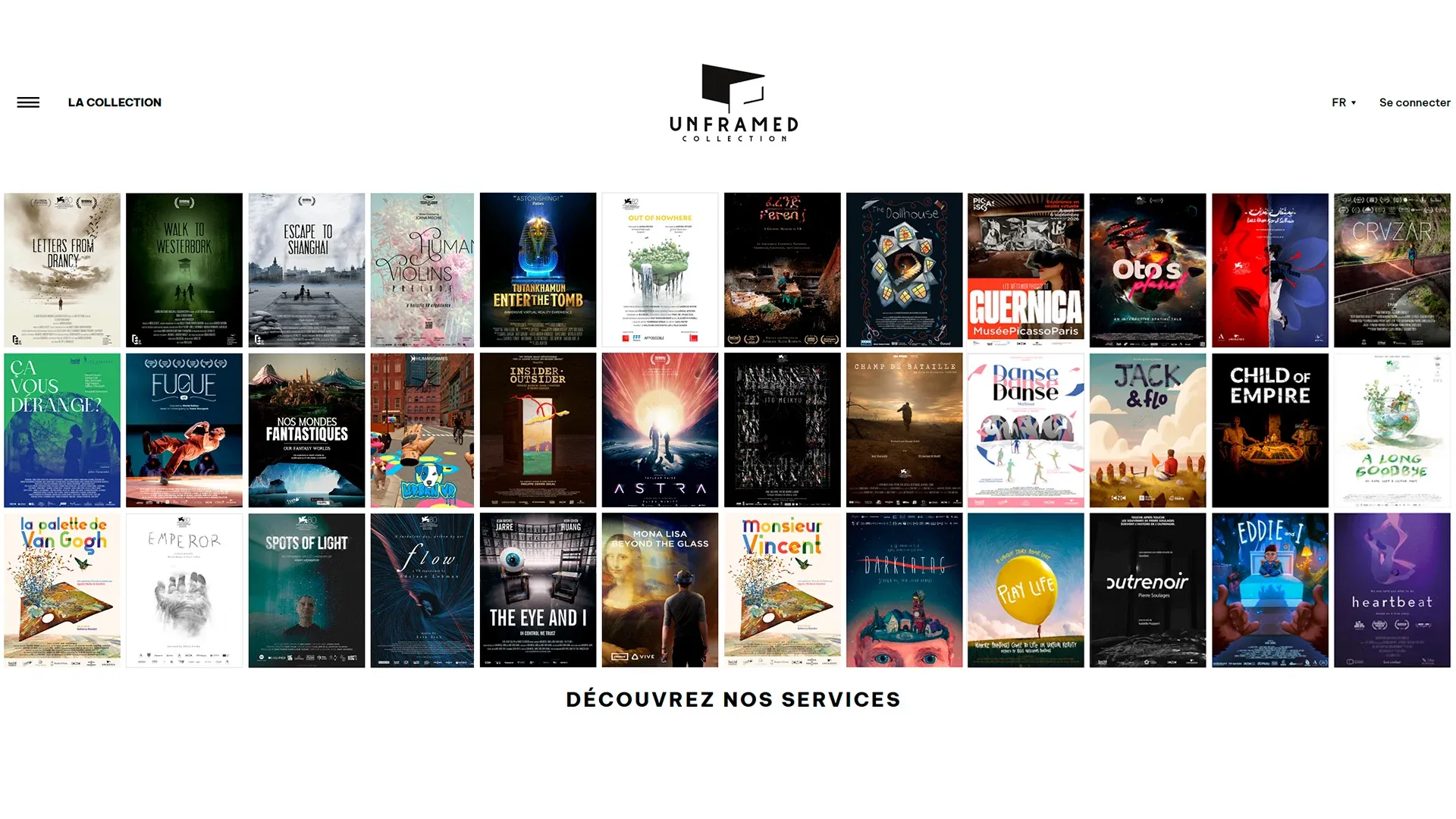 Unframe Collection · Catálogo Películas
